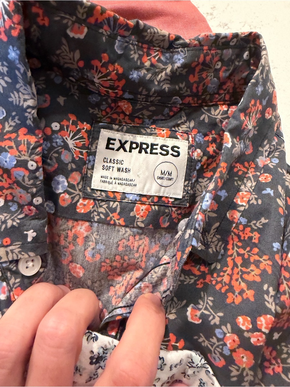 Express Men’s Classic Soft Wash Button-Down Shirts Bundle- Medium Short - Picture 3 of 9
